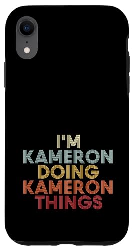 Kameron Name Kameron Personalized Name First Given �X�}�z�P�[�X iPhone XR �p
