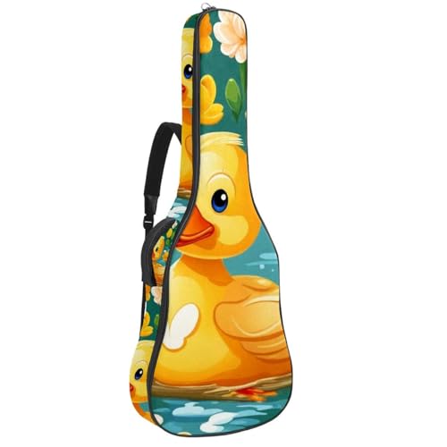 Sac pour guitare acoustique à motif canard idéal pour vos cours et répétitions