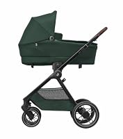 Maxi-Cosi Oxford Plus Baby Kinderwagen, 2-in-1 Set, mit Babywanne, 0–4 Jahre, 0–22 kg, kompakt zusammenklappbar, Sanfte Federung, 3 Liegepositionen, 10 kg großen Aufbewahrungskorb, Twillic Green – Ansicht 4