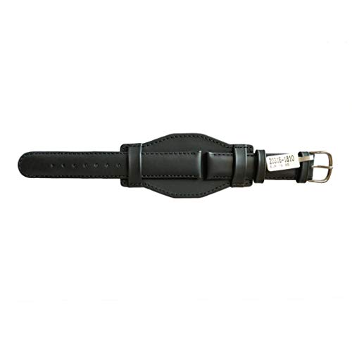Bracelet en cuir de vachette 18mm surpiqué pour montre à boîtier lourd