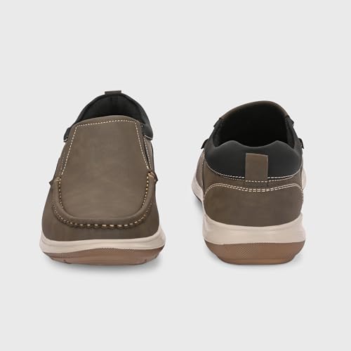 Image of Centrino Slip On Shoes for Man | Loafers for Men Stylish | Soft Cushioned Insole | Lightweight Comfortable Moccasins | Hand-Stitched Design | Casual Mens Loafer Shoes for All-Day Comfort (9785)