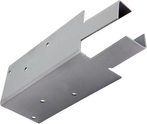 Price comparison product image Pack of 2 x Galvanised Mortice Arris Rail Brackets (200mm x 62mm x 62mm)