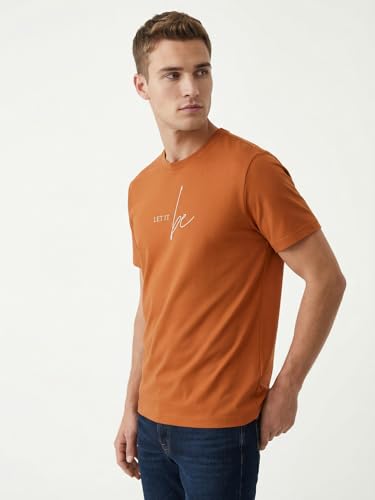 Image of Nobero Men's Regular Graphic Printed T-Shirt for Men | Soft Cotton | Classic Fit | Printed Casual Tshirt for Men