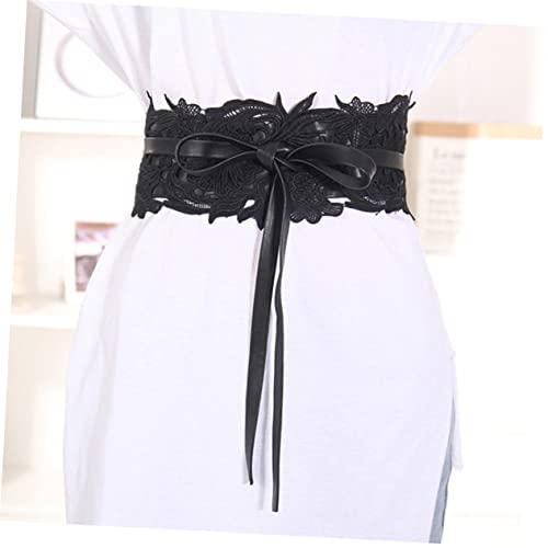 Lace Wide Waist Belt for Women Elegant High Waist Dress Accessory Durable Lightweight Design for Fashionable Outfits Giving for Dress4