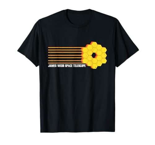 James Webb Telescope Retro Art para fanáticos de la Ciencia Espacial Camiseta