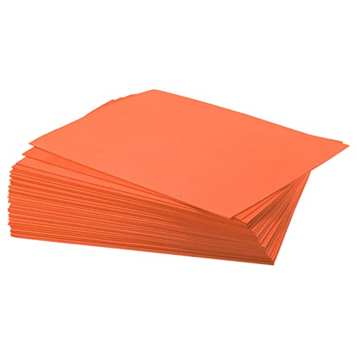 Image of uxcell EVA Foam Sheets Orange 12 Inch x 9 Inch 2mm Thickness for Crafts DIY Pack of 30