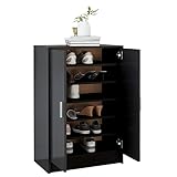 MULTIUSO: Armario con diseño simple y elegante, puedes colocarlo donde mejor te vaya ya que por sus medidas y aspecto queda bien en cualquier rincón de tu hogar como pasillo, baño, habitación, etc. Es muy práctico como zapatero.