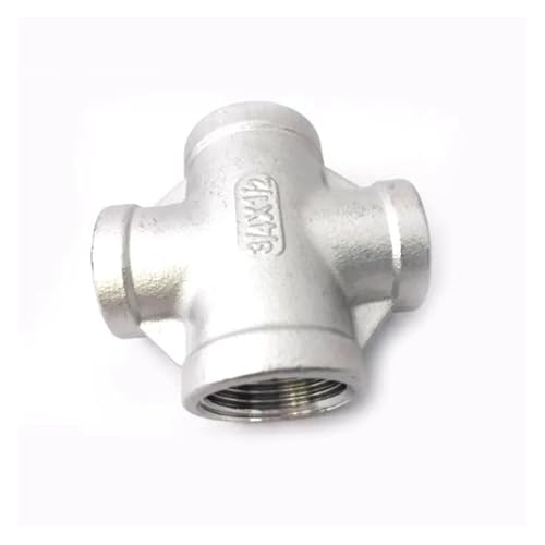 Raccordement femelle 4 voies croix inox 304 coupleur fileté 1.5 1.2 BSP réduction tuyau