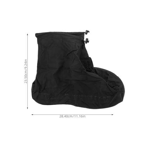 Cubiertas para zapatos impermeables antideslizantes iplusmile, 1 par, para adultos, cubrebotas de lluvia con suela reforzada para clima húmedo y uso al aire libre, talla XL miniatura 7