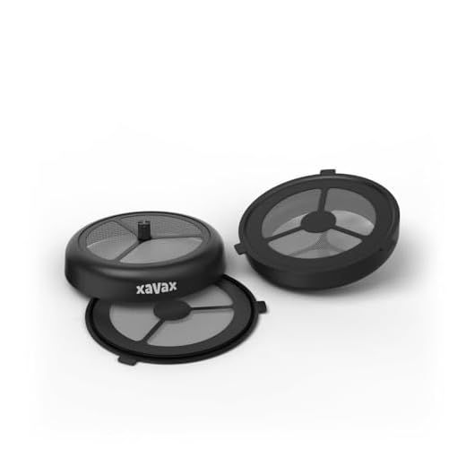 XAVAX | Pack de 2 Filtros Reutilizables para Cafetera (Para Máquinas Philips Senseo o Similares, Filtro para Café Molido o Té, Almohadillas Recargables, Apto para Lavavajillas) Color Negro