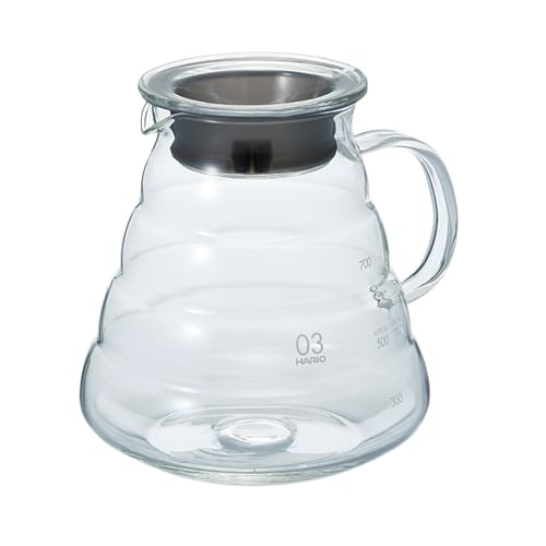 Hario XGS-60TB Glass Coffee Server - 600 ml, 1 Pieces, White