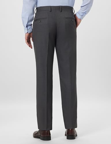 Image of Louis Philippe Men's Regular Fit Mid Rise Pants
