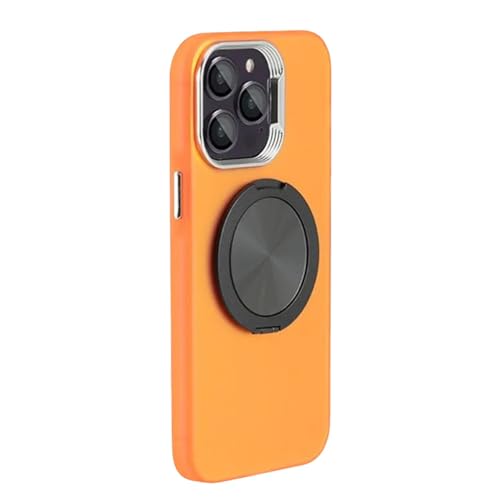 Coque iPhone 14 Pro orange avec anneau support pour le quotidien