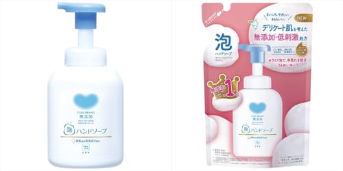 【セット品】無添加泡のハンドソープ 本体+詰替用 2点セット 手肌ケア用