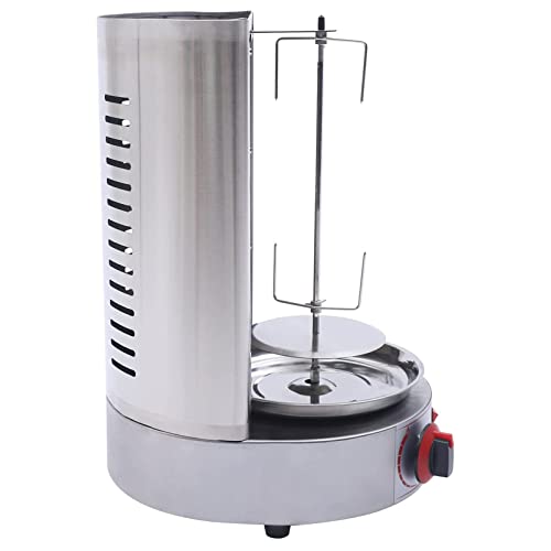 GYDUHYE Grillmaschine Propan Döner Kebab Maschine Vertikale Gas Broiler Shawarma Maschine Spinning Döner für Familienrestaurants Versammlungen Picknicks – Bild 4