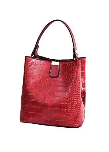 Bolso de mano y hombro para mujer en PU cuero sintético miniatura 1