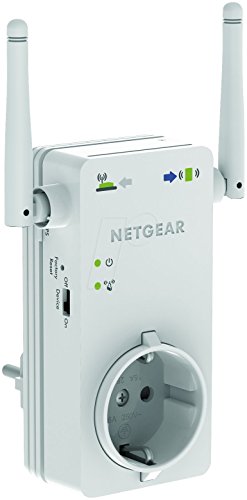 Netgear WN3100RP Ripetitore WiFi N300, Range Extender Universale, Presa Passante, Access Point, Antenne Esterne
