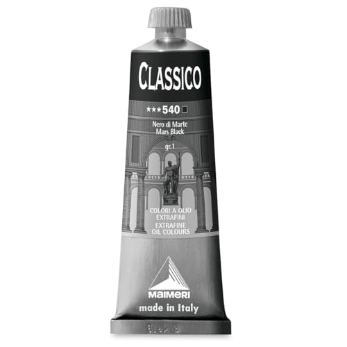 Unidad | Tubo 60 ml | Classico Col.Óleo Negro Marte. Tubo 60Ml