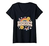 Photo Gallery donna ignoranza divertente retro ironico sarcastico carino meme maglietta con collo a v Photo Gallery donna ignoranza divertente retro ironico sarcastico carino meme maglietta con collo a v