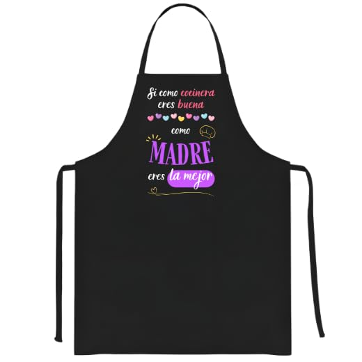 La Tostadora Delantal Cocina Mujer Dia De La Madre - Diseños y Regalos Originales Para Madre - Regalo Madre Mama Original - Delantal Barbacoa Cumpleaños - Delantal Mama Regalo
