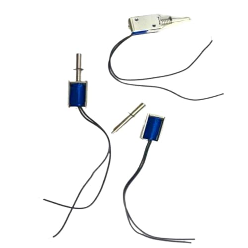 Serrure miniature solénoïde push pull DC 6V pour meuble et tiroir connecté - 7