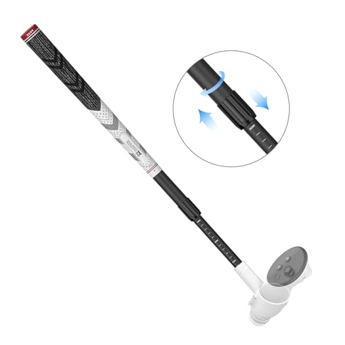 AMVR Fixation réglable pour club de golf compatible avec Meta/Oculus Quest 3S/Quest 3, VR Golf Simulator Poignée pour Golf +, design à 80 degrés, suivi de suivi, longueur réglable facile