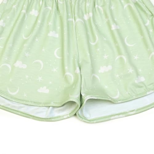 Image of Mirawise Girls 3 Pc Pajamas Sleepwear Cotton Pjs Clothes Set 4-13 Years