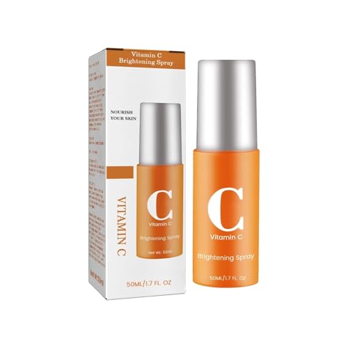 sjfscqr Bruma hidratante con Vitamina C,Suero Facial antienvejecimiento orgánico en Spray,Mascarilla antioxidante con colágeno,Spray hidratante antienvejecimiento con infusión de colágeno
