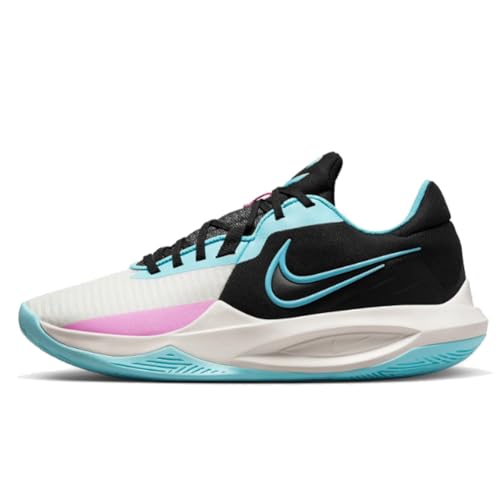 Nike Nike Precision 6 Tênis de basquete masculino adulto DD9535-102 (SAIL/COPA-Phantom-Black), tamanho 41