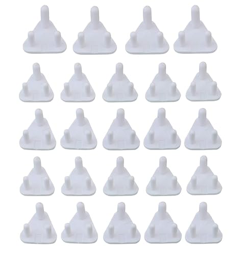 Image of KBS Baby Safety Electric Switch Board Dummy Socket Plug Cover Guards Kids Protection Proofing White Baby Safety Products (KBS-DUMMY-PLUG-24)