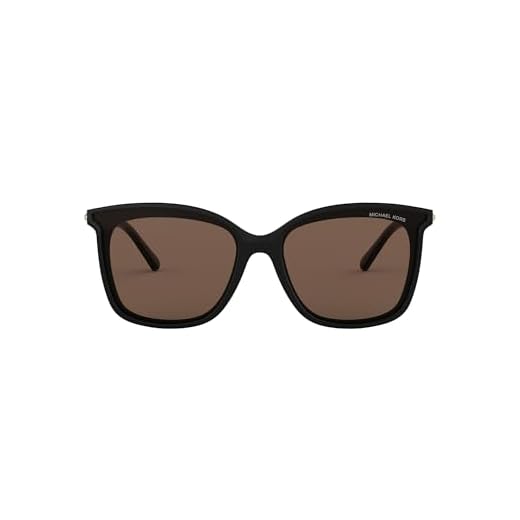 OCULOS SOL MICHAEL KORS ZERMATT MK2079U 333273 61 PRETO BRILHO LENTE MARROM