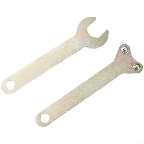PureBowlic Juego de placa de brida de amoladora angular de acero inoxidable para amoladoras de 100 mm, placa de prensa hexagonal y kit de llave, abrazadera de alta dureza para tareas de corte y