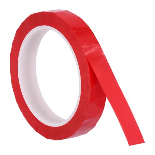 PATIKIL Whiteboard Tape 18mm x 66m, Thin Dry Erase Self Adhesive Chart Line Tape for Graphic Chart Marking DIY Art, Red