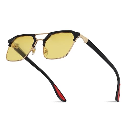 Image of Dervin UV Protected Square Sunglasses For Men & Women
