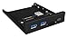 Produktbild ICY BOX USB 3.0 Frontpanel, 1x USB-C, 2x USB-A, SD und microSD Kartenleser, 3,5 Zoll intern, Metall, IB-HUB1417-i3