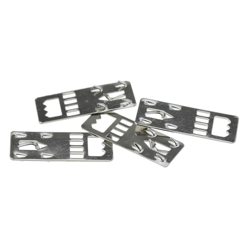 Image of DGZZI 50PCS 39x14mm Metal Concealed Hanging Connecting Piece Quick and Easy Fix Wall Hooks Nailess Picture Frame Hardware Accessories for Foam Board and Prints