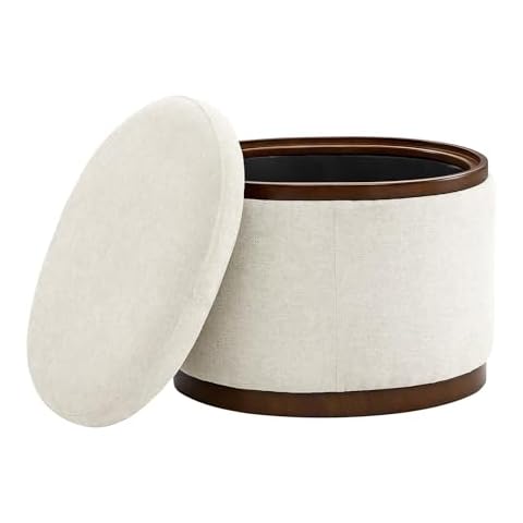 CHITA Oval Storage Ottoman Cover