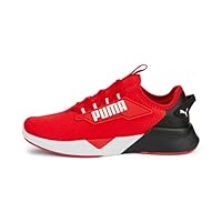 PUMA Kids Retaliate 2 Jr Sneaker, High Risk Red/Black, US 7 Big Kid