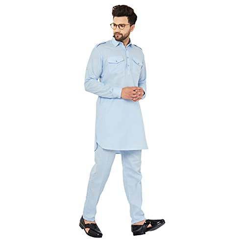 Image of ARMAAN ETHNIC Casual Pathani Suit With Pant For Men