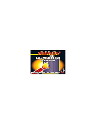 DIABLOTIN - alum3 - Allume mazout x50 avec Bout Allumette Cover