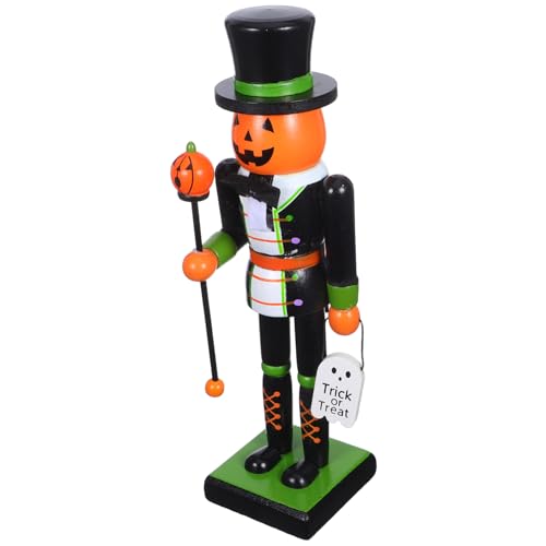 UTHCLO Figurine Nutcracker Halloween Main Décoration de Table Citrouille Soldat pour et Décorations Saisonnières