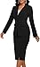 Business Suit Sets for Women Black Blazer Jacket and Skirt Sets Work Formal Office Pencil Skirts Sets(Medium)