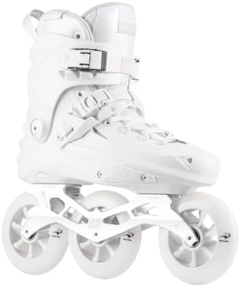 FlyingEagle X7T Reaver インラインスケート 男女兼用 3輪 110mm ハードブーツ フリースタイル アーバン インラインスケート 大人用 アルミニウムフレーム付き 安定性とコントロールのためのアウトドアフリースケート