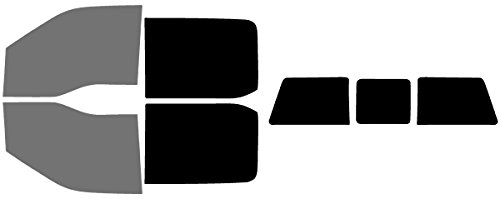The Tint Effect Precut Window Tint Kit Compatible with Ford F-250 F-350 Super Duty Crew Cab (2017-2025)(Full Truck Includes: 45% Front / 5% Rear / 3 Piece Slider Rear) Automotive Film