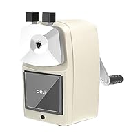 Amazon.co.jp: deli 鉛筆削り 手動 プレミアムメタルの表面仕上げ 折れ