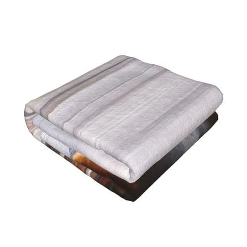 Couverture de lit EdWal microfibre de qualité supérieure douce motif hippopotame - 3