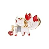 Künstlerische Brosche Japanische Tierische Chinesische Rot Maple Blätter Legierung Legel Lader Stifte Modische Geschenk Juwelry Stück Vintage Legierung