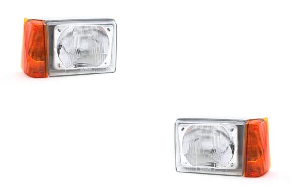 Johns, Jeu de phares pour Fiat Panda (141) 05/86-07/04 R2/Bilux Set gauche et droit