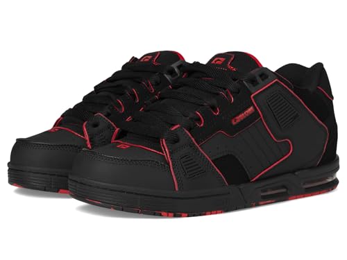 Image of Globe Men's Sabre, Black /Red /Mosaic, 10.5, Medium