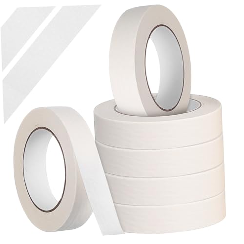 Ruban de masquage blanc anti coulure pour des bordures propres sans trace
